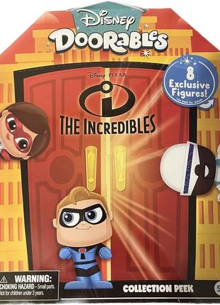 Disney doorables  фигурки супер семейка the incredibles figurines