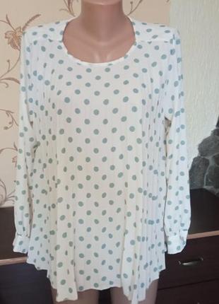 Блузка плісирована