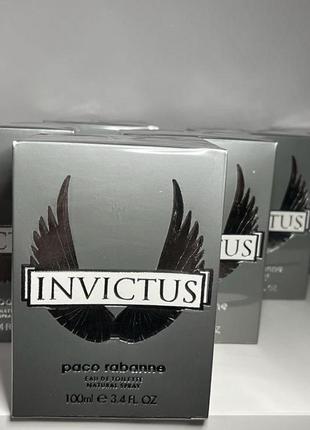 Paco rabanne invictus intense туалетная вода 100 ml lux (мужские духи пако рабан инвиктус интенс)