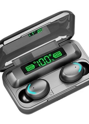 Беспроводные сенсорные наушники со встроенным power bank tws f9-5