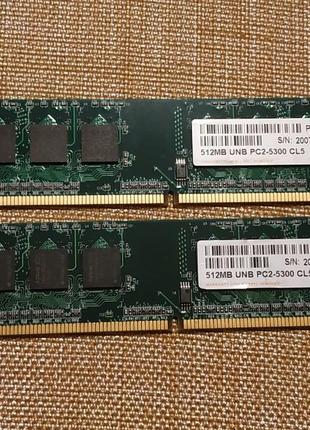 Оперативная память ddr2 512mb pc2-5300 ddr2-667