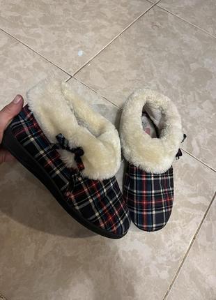 Тапки комнатные,теплые фирма dunlop