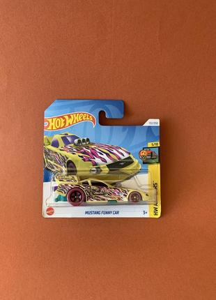 Машинка хот вілс мустанг mustang fynny car hot wheels 2024