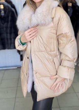 Пуховик з натуральним пухом