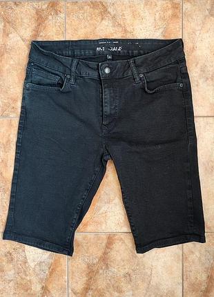 Шорты джинсовые river island. стрейч коттон. w32