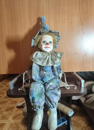 Лялька клоун, порцелянова. германія.