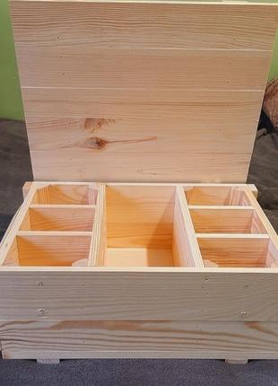 Коробка подарочная деревянная