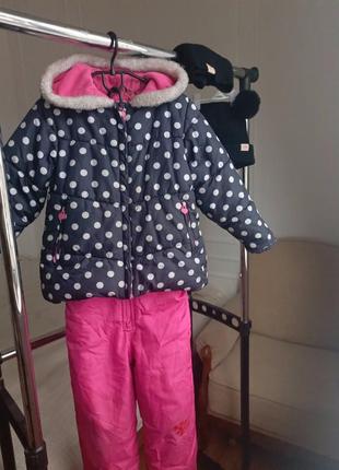 Комбинезон +( шапка и хомут в подарок)