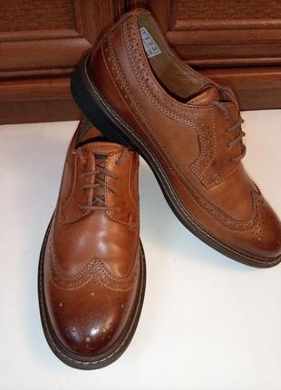 Чоловічі туфлі clarks розмір 41 натуральна шкіра