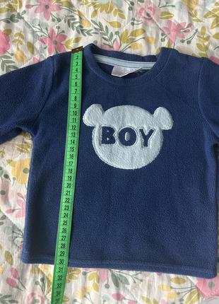 Свитер флиска 4-6р комплект световиков на мальчика