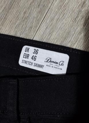 Мужские чёрные джинсовые шорты / denim co / бриджи / мужская одежда /2 фото