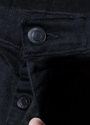 Мужские чёрные джинсовые шорты / denim co / бриджи / мужская одежда /3 фото