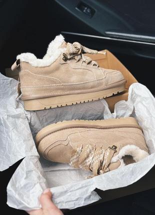 Уггі в стилі ugg lowmel sand бежеві