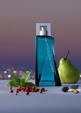Attraction closer avon 75 ml. мужской аромат, новинка эйвон.