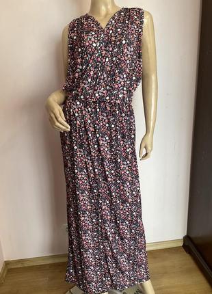 Новое макси летнее платье- батал/44/ brend boohoo