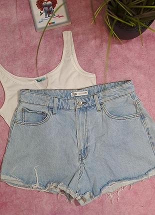 Джинсовые шорты zara