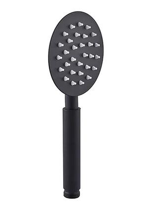 Лейка для душа mixxus sh-01.sus black из нерж. стали sus304 (упаковка блистер) (mi6699)