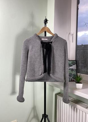 Винтажный вязаный свитер red valentino