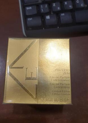 Shiseido zen concentrated парфумована вода 50мл
