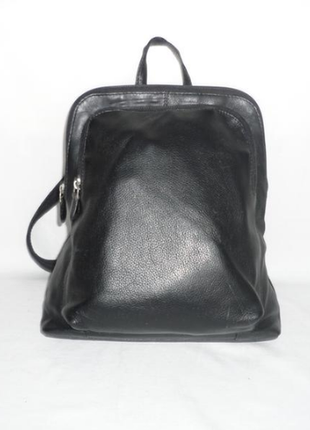 Женский городской кожаный рюкзак