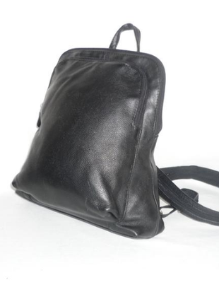 Женский городской кожаный рюкзак