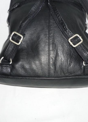 Женский городской кожаный рюкзак