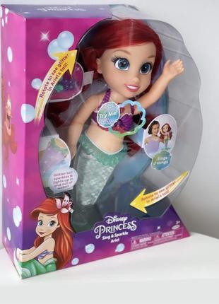 Кукла ариэль оригинал. disney. поет, светится и плавает в воде
