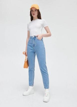 Джинсы mom cropp