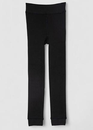 Лосіни на хутрі для дівчаток, колір чорний, 116-128 р., 128-140 р., 140-152 р., 152-164 р.