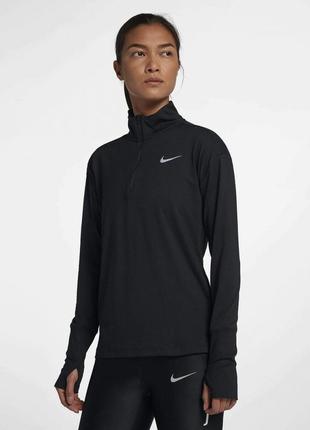 Nike running dri-fit   женская спортивная-беговая кофта/лонгслив