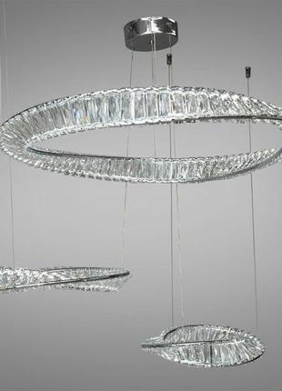Хрустальная светодиодная люстра-подвес, 180вт