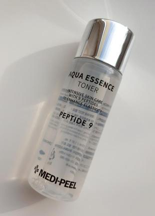 Medi-peel peptide 9 aqua essence toner зволожуючий тонер з комплексом 9 пептидів