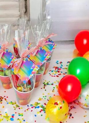 Унікальні комплекти цукерок для тематичної дитячої вечірки,набір солодощів для свята,