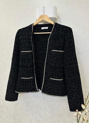 Шерстяной жакет кофточка в стиле old money