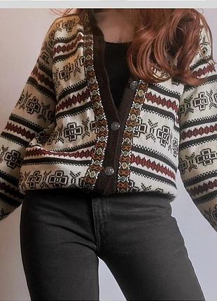 Вінтажний кардиган handmade