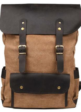 Рюкзак для ноутбука з канвас і крейзі хорс rcc-9001-4lx бренда tarwa