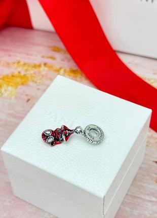 Серебряный шарм «человек-паук»