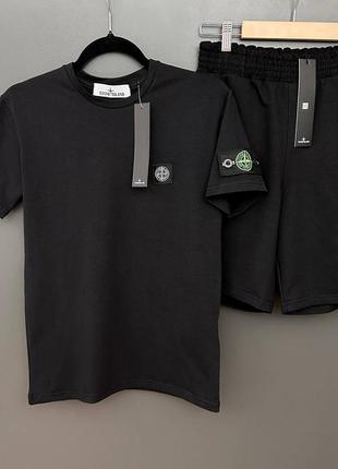Футболка + шорти stone island
