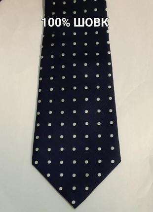 100% шелк классический мужской галстук в горошек от john lewis