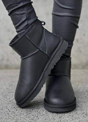 Женские угги mini leather premium