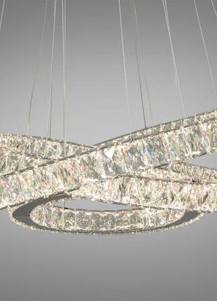 Хрустальная светодиодная люстра-подвес, 105w