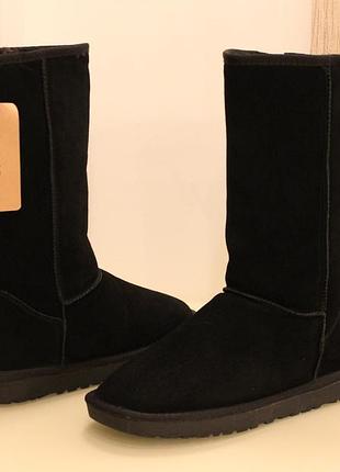 Угги черные замшевые itts