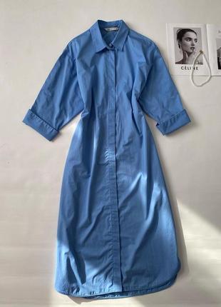 Класна котонова  сукня сорочка від zara