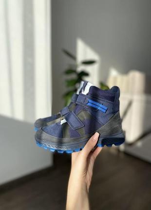 Ботинки кожаные зимние оригинал ecco exostrike 761952 гг.31