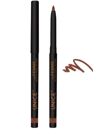 Стайлинговый карандаш для губ unice la femme l07, 0,4 г