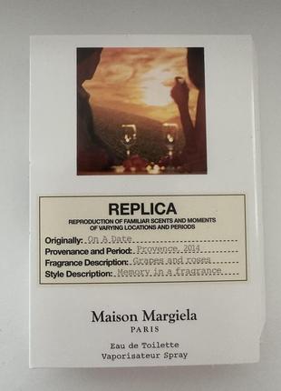Пробник туалетної води maison margiela replica