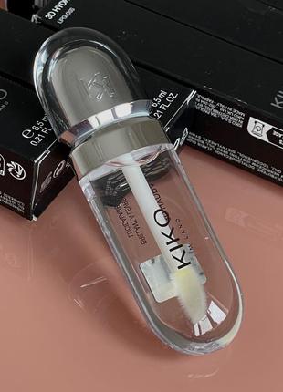 Блиск для губ kiko milano 3d hydra lipgloss (01 clear) 6.5 ml