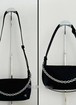 Сумка хобо calvin klein оригинал6 фото