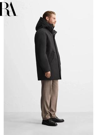 Пуховик,куртка зимняя мужская сейчас zara