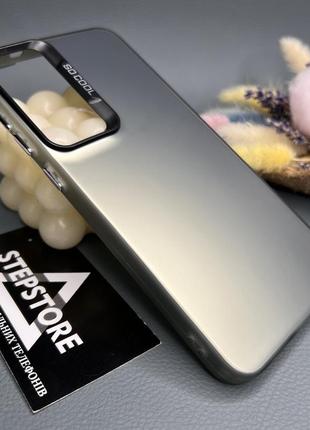 Чохол для samsung s25 plus матовий переливається з хромованими кнопками протиударний